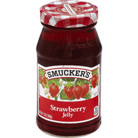 Smuckers Strawberry Jelly, Made With Real Fruitjuice, 12 Oz Glass Jar (Pack Of 1)