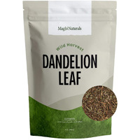 Magjo Naturals Wild-Harvest Dandelion Leaf (16 Ounces) Cut & Sifted, Non-Irradiated, Taraxacum Officinale, Bulk 1 Pound, Herbal Infusion, Te Diente De Leon Organico