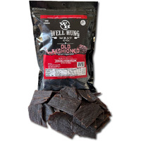 Well Hung Meats Old Fashioned Beef Jerky One Pound Resealable Craft Jerky Bag (16Oz)