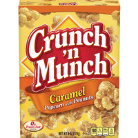 Crunch 'N Munch Caramel Popcorn With Peanuts, 6 Oz. (Pack Of 12)