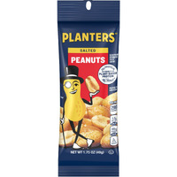 Planters Salted Peanuts, Nuts Individual Packs, Party Snacks, Snack Nuts, Snacks On The Go, Plant-Based Protein, Snacks For Adults, After School Snack, Kosher, 1.75 Oz Bag (Pack Of 12)