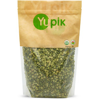 Yupik Organic Split Green Peas, 2.2 Lb, Non-Gmo, Vegan, Gluten-Free, Pack Of 1