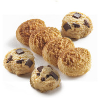 David's Cookies Preformed Frozen Cookie Dough - Chocolate Chunk & Snickerdoodle - 96 Count