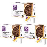 Pj's Coffee Southern Pecan Single Serve Cups - 3 Pack, 12 Count - Bold Nutty Flavor