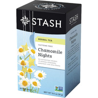 Stash Tea Chamomile Nights Herbal Tea - Naturally Caffeine Free, Non-Gmo Project Verified Premium Tea With No Artificial Ingredients, 20 Count (Pack Of 6) - 120 Bags Total