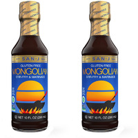 San-J - Gluten Free Mongolian Sauce - Bold And Flavorful Sauce For Cooking - Non-Gmo - 10 Oz. Bottles - 2 Pack