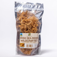 Irish Sea Moss | Gold | Saint Lucia | 100% Wildcrafted, Raw, Sun Dried | Premium Quality | With Over 90 Minerals And Vitamins, Non-Gmo And Vegan, Sun Dried Superfood, 4Oz