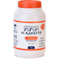 Al Kanater, Tahini Sesame Paste, 2 Lb (32 Oz), 100% Natural, 100% Ground Sesame Seeds, Absence Of Chemicals-No Whitening, Rich Creamy Taste For Hummus, Sauces, Baba Ghanouj And Halawa.