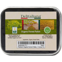 Delitaliana Premium Organic Fennel Pollen, 1 Ounce Tin