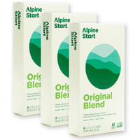 Alpine Start Instant Coffee Medium Roast Original Blend, High Altitude Arabica Beans, Enjoy Hot Or Cold, Dairy Free, Soy Free (0.11 Oz) Pack Of 24