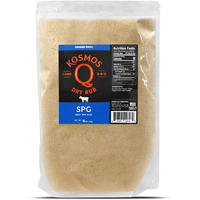 Kosmos Q Spg Bbq Dry Rub | Sweet & Savory Blend |Great On Brisket, Steak, Chicken, Ribs & Pork | Best Barbecue Rub | Meat Seasoning & Spice Dry Rub | 1 Lb Bag