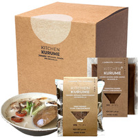 Kitchen Kurume Tonkotsu Ramen Broth Concentrate (Pack Of 6) & Miso Ramen Soup Base Concentrate (Pack Of 4) Assorted, Made In Usa, Japanese Ramen, 100% Natural, No Msg, No Preservatives, 17.4 Fl Oz