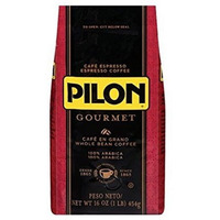 Pilon Gourmet Espresso Whole Bean, 16-Ounce Bags (Pack Of 2)