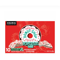 The Original Donut Shop Peppermint Bark Keurig Single-Serve K-Cup Pods, Light Roast Coffee (1 Box Of 10 Pods)