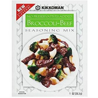 Kikkoman Broccoli Beef Seasoning Mix, 1Oz Packet (12 Pack)