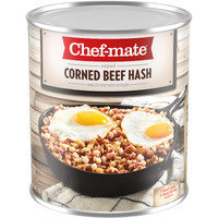 Chef-Mate Corned Beef Hash, Canned Food And Canned Meat, 6 Lb 11 Oz (#10 Can Bulk)