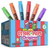 Otter Pops Freezer Ice Bars, Fat Free Ice Pops, Original Flavors (100 Count - 1.5 Oz)
