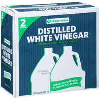 2 Pack Distilled White Vinegar Jug, Total 2 Gal