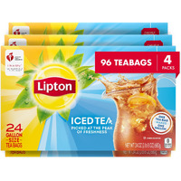 Lipton Iced Tea, 24 Count, Pack Of 4