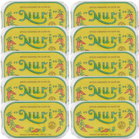 Nuri Portuguese Sardines In Spiced Olive Oil - 10 Pack - (4.4 Oz Cans)