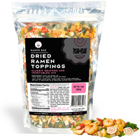 The Ramen Bae - Classic Seafood And Vegetables Mix, Dried Ramen Toppings - 14Oz (14 Oz., Classic Seafood And Veggie Mix)