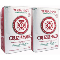 Yerba Mate Cruz De Malta 2.2Lb 1 Kilo (Pack Of 2)