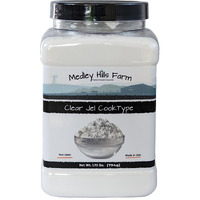 Clear Jel By Medley Hills Farm 1.75 Lbs. In Reusable Container - Great Clear Jel For Canning Pie Filling - Gluten-Free - Non-Gmo Clear Gel - Made In Usa