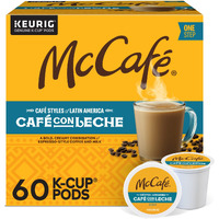 Mccafe Cafe Styles Of Latin America Cafe Con Leche, Keurig Single Serve K-Cup Coffee Pods, 60 Count (6 Packs Of 10)