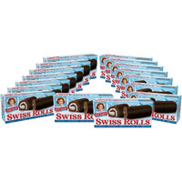Little Debbie Swiss Rolls, 96 Twin-Wrapped Cake Rolls, Brown, 12 Count (Pack Of 16)