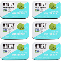 Dentist Recommended Myntz! Brand Mints - Wintermynt Blast Flavor 6 Tins X 1.75 Ounces Per Tin