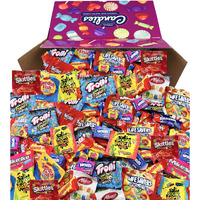 La Signature Huge Assorted Candy Party Mix Box 6.50 Lbs/104 Oz Over 255 Individually Wrapped Candies Of All Time America's Most (Purple)