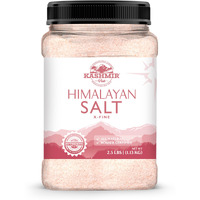 La Salt Co Kashmir 2.5 Lbs Pink Himalayan Salt Jar, X-Fine | 100% Pure, Food Grade With 84 Trace Minerals | Kosher Certified, Vegan, Non-Gmo, & Cruelty-Free