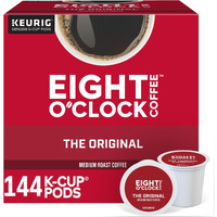 Eight O Clock, The Original, Single-Serve Keurig K-Cup Pods, Medium Roast Coffee, 144 Count (6 Boxes Of 24 Pods)