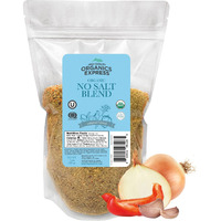 No Salt All Purpose Organic Seasoning, 100% Sodium Free, No Msg, For Vegetables, Chicken, Fish, Salads, Eggs, Rice, Pasta - Non Gmo, Kosher, Great Value 1 Lb