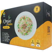 Hethstia Konjac Noodle Low-Carb Fettuccine Shirataki Noodles Keto Low Calorie Pasta Gluten Free, Vegan, Paleo-Friendly (5 Oz, 10-Pack)