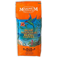 Jamaican Blue Mountain Coffee Blend, Whole Bean, 2 Lb Bag - Medium Roast, Fresh Strong Arabica Coffee - Rich And Smooth Flavor - Magnum Exotics