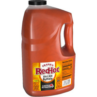 Frank's Redhot Xtra Hot Buffalo Wings Sauce, 1 Gal - One Gallon Jug Of Extra Hot Buffalo Wings Hot Sauce With 3X The Heat For Spicy Apps, Snacks, Sides And More