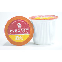 Puroast Low Acid Coffee Single-Serve Pods, Bold House Blend, High Antioxidant, Compatible With Keurig 2.0 Coffee Makers (72 Count)