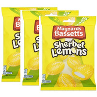 Bassetts Sherbert Lemons 192G (3 Pack)