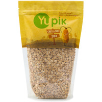 Yupik Organic Spelt Flakes, 2.2 Lb, Non-Gmo, Kosher, Vegan, Made From Raw Whole Grains, Steamed, Rolled, & Lightly Roasted Flakes, Source Of Fiber & Iron, Ideal For Cooking & Baking