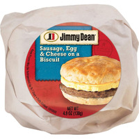 Jimmy Dean Sausage, Egg & Cheese Biscuit, 4.9 Oz (12 Count)