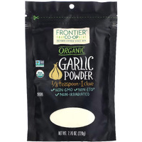 Frontier Co-Op Organic Garlic Powder, 7.76-Ounce Bag, Pure & Natural Garlic Seasoning | Non-Gmo & Kosher Certified | Add Flavor To Your Savory Dishes