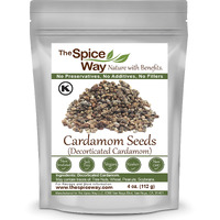 The Spice Way Cardamom Decorticated - (4 Oz) Made From Premium Green Cardamom Pods