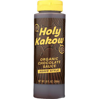 Holy Kakow Organic Chocolate Sauce - Chocolate Syrup, Organic, Sugar Free, Sweetened With Agave, Real Food Ingredients, Specific Flavor - 8Oz, 1-Pack