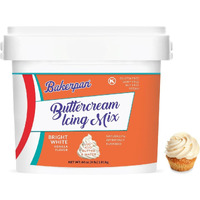 Bakerpan Buttercream Frosting For Cake Decorating, Buttercream Icing Mix For Cupcakes And Cakes, Vanilla Frosting Mix - 4 Pound (Made In Usa)