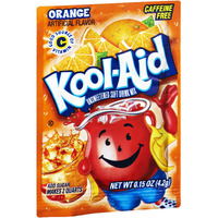Kool-Aid Unsweetened Caffeine Free Orange Zero Calories Powdered Drink Mix 192 Count Pitcher Packets