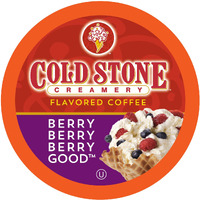 Cold Stone Creamery Beverages Berry Berry Berry Good Ice Cream Flavored Coffee Pods, Compatible With K Cup Brewers Including 2.0, 40 Count