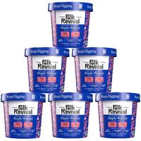 Folk Revival Hot Cereal - 20G Protein, Net Carbs, High Fiber Instant Meal With Acorns - Non Gmo, Gluten Free, Keto Friendly (6 Cups Per Case, Maple Walnut)