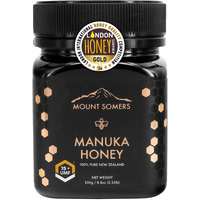 Mount Somers Premium Manuka Honey Mgo 514+ / Umf 15+ 100% Pure New Zealand Manuka Honey - Genuine Natural Superfood - Umf Certified & Traceable 8.8Oz Jar