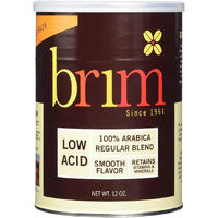 Brim Low Acid Ground Coffee, Regular Blend, 12 Oz